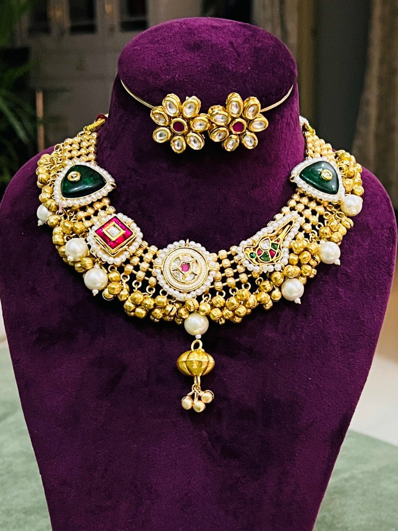 Niharika Fusion Jadau Necklace DB-GP142001Z2