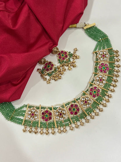 Saanvi Pachi Kundan Jadau Necklace DB-GP154001Z2