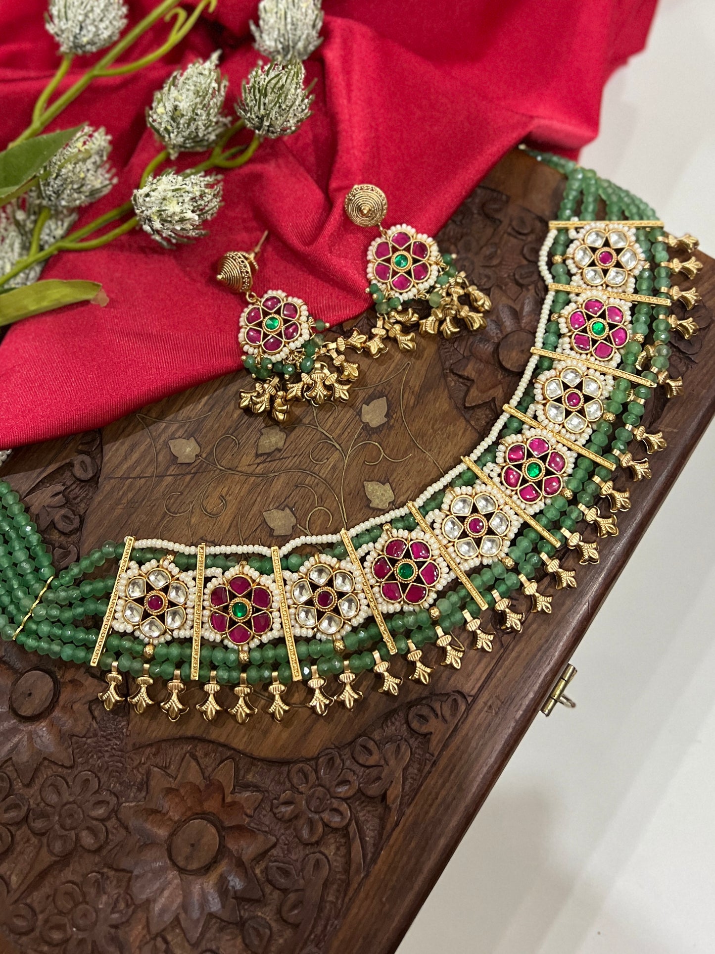 Saanvi Pachi Kundan Jadau Necklace DB-GP154001Z2