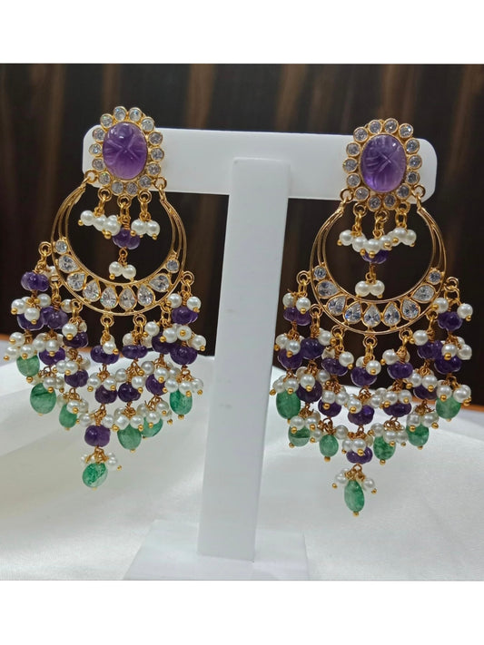 Alina Chandbali Polki Earring DB-GP117000Z2