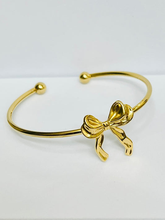 Raha Bow Bangle Bracelet