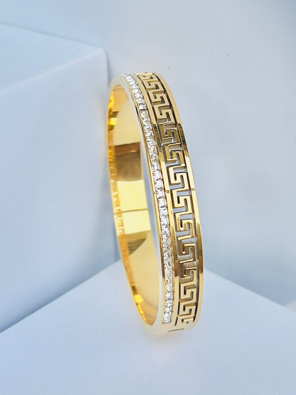 Anna Zircon Bangle Bracelet