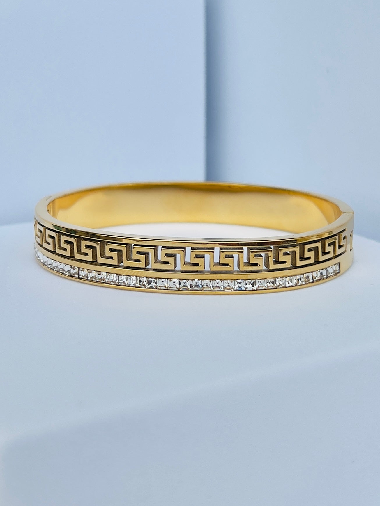 Anna Zircon Bangle Bracelet