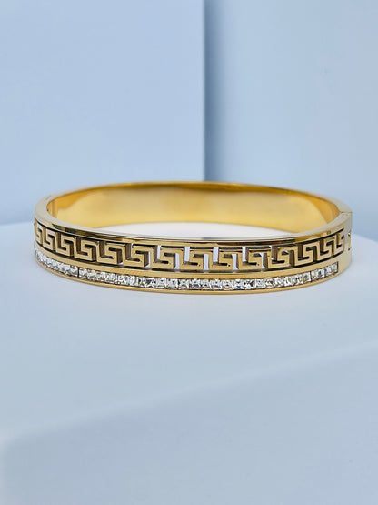 Anna Zircon Bangle Bracelet