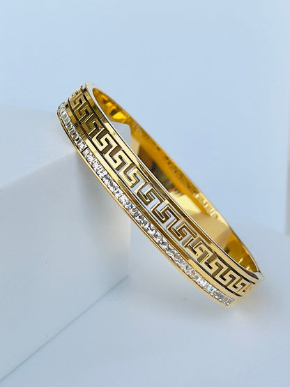Anna Zircon Bangle Bracelet