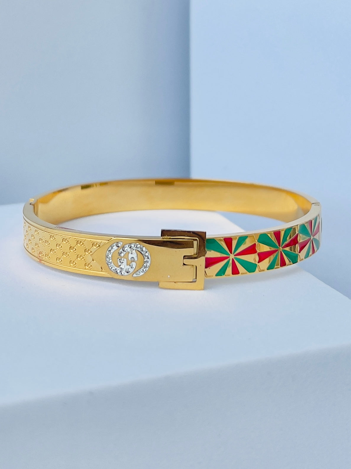 Amira Buckle Bangle Bracelet