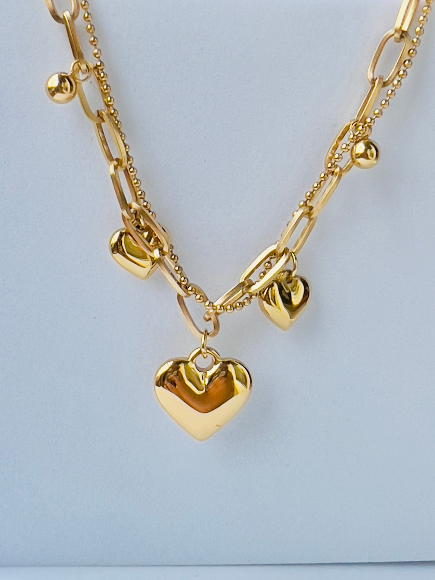 Samaira Hearts Layered Bracelet