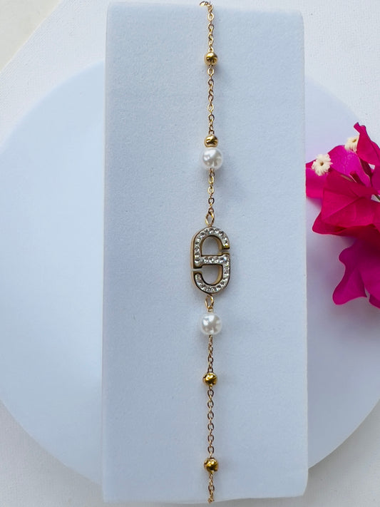 Coco Pearl Chain Bracelet