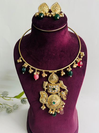 RUBINA HASLI NECKLACE SET DB-GP12400Z2