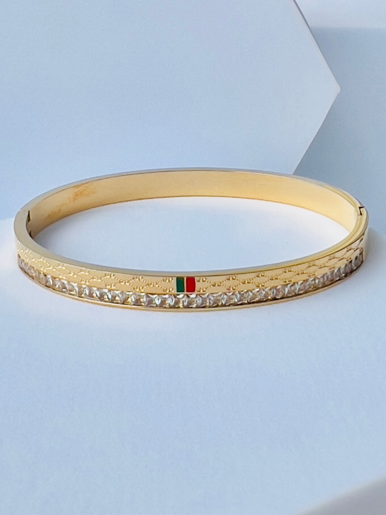 Ritz Zircon Inlaid Bracelet