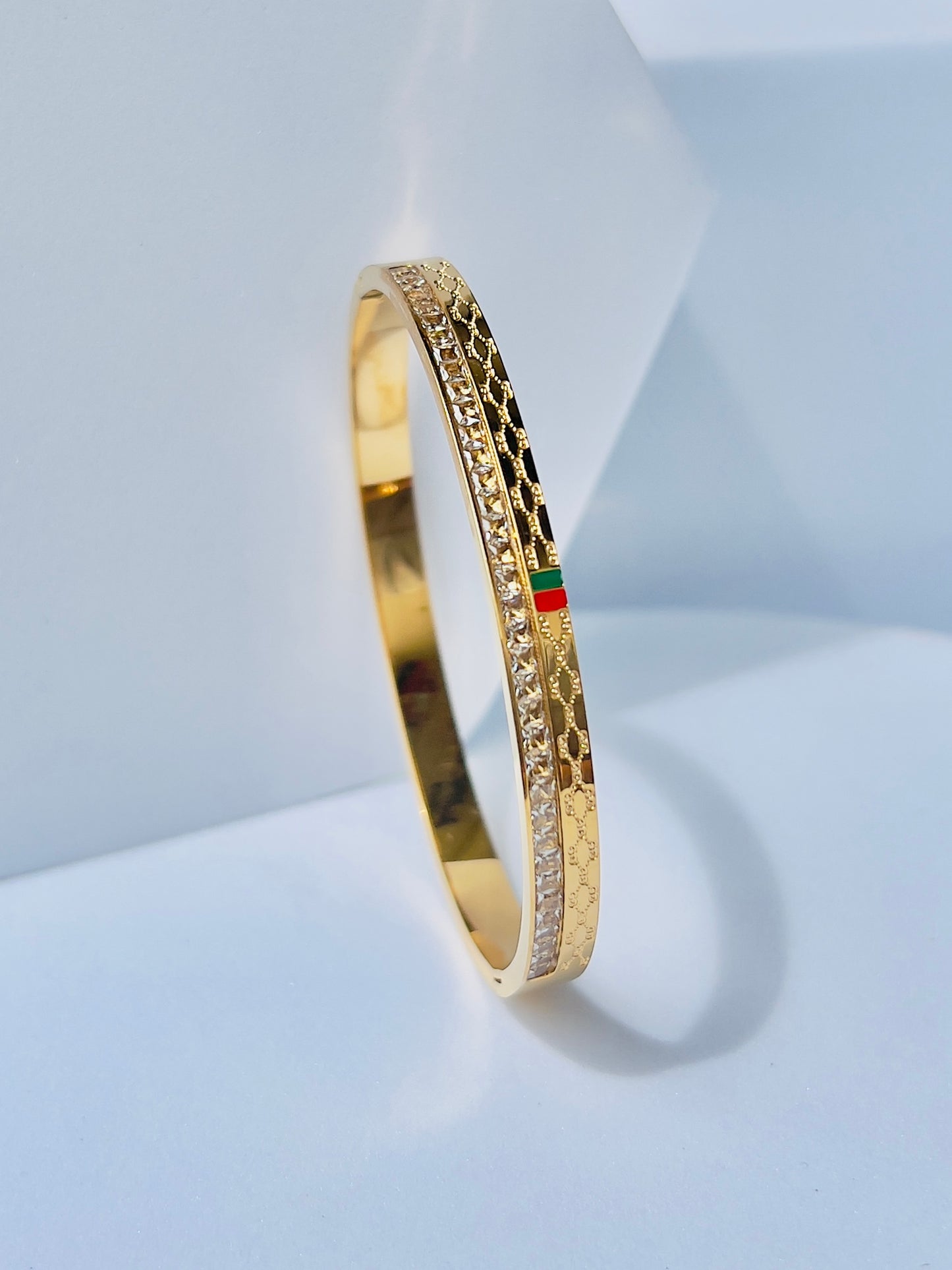 Ritz Zircon Inlaid Bracelet