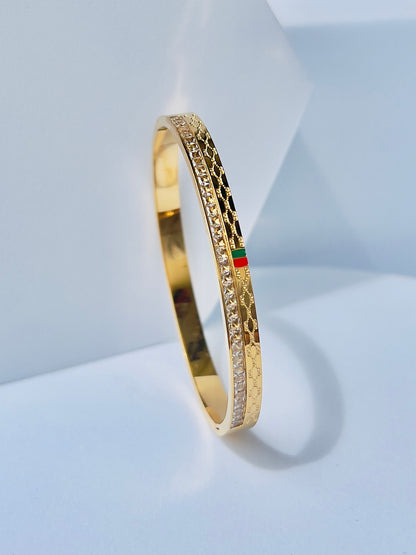 Ritz Zircon Inlaid Bracelet
