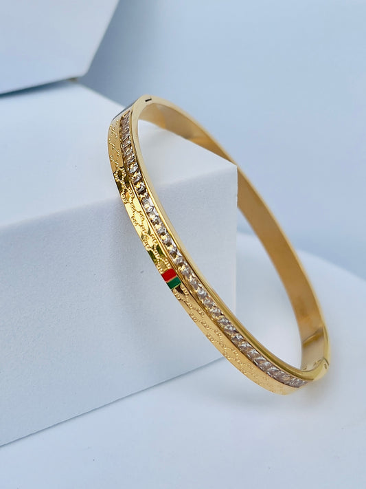 Ritz Zircon Inlaid Bracelet
