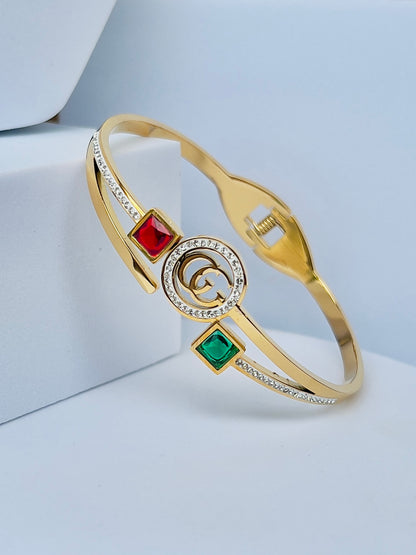 Ruse Crystal Bangle Bracelet