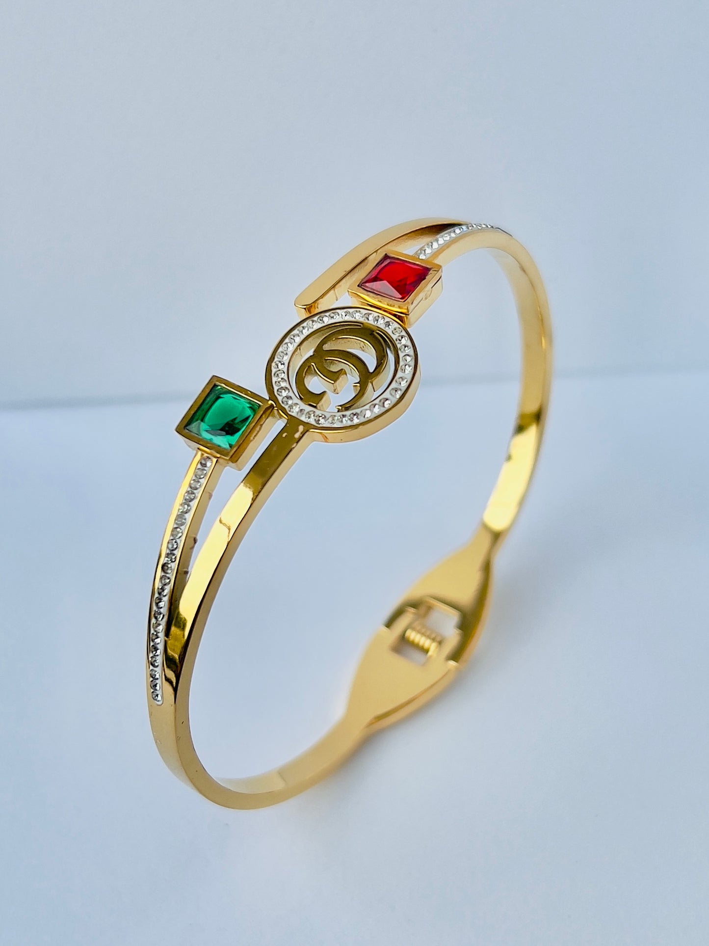 Ruse Crystal Bangle Bracelet