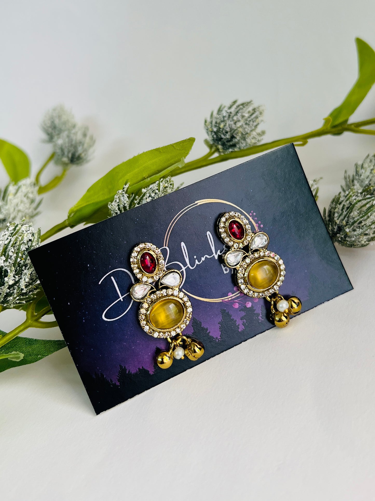 RUHI MEHANDI POLISH PENDANT SET DB-MP11200ZR