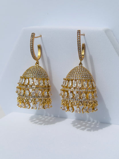 Amaira Diamond Golden Jhumka DB-AD120502Z