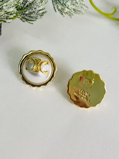 CHANEL GOLD STUD EARRINGS DB-GP2400Z2