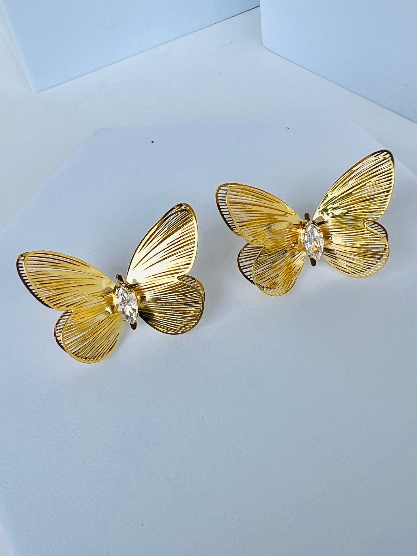 Butterfly Two in One Tassels Earring DB-GP19601Z