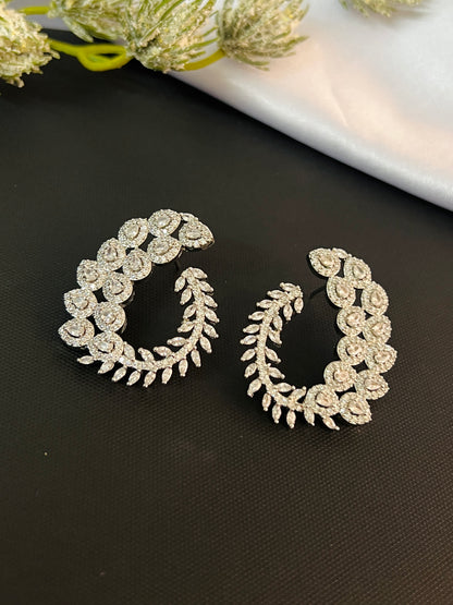 SILVER ZUBIYA ZIRCONIA STUDS DB-AD1760Z2