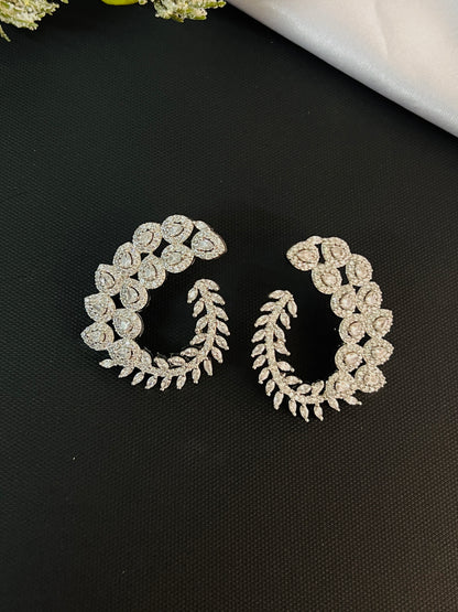 SILVER ZUBIYA ZIRCONIA STUDS DB-AD1760Z2