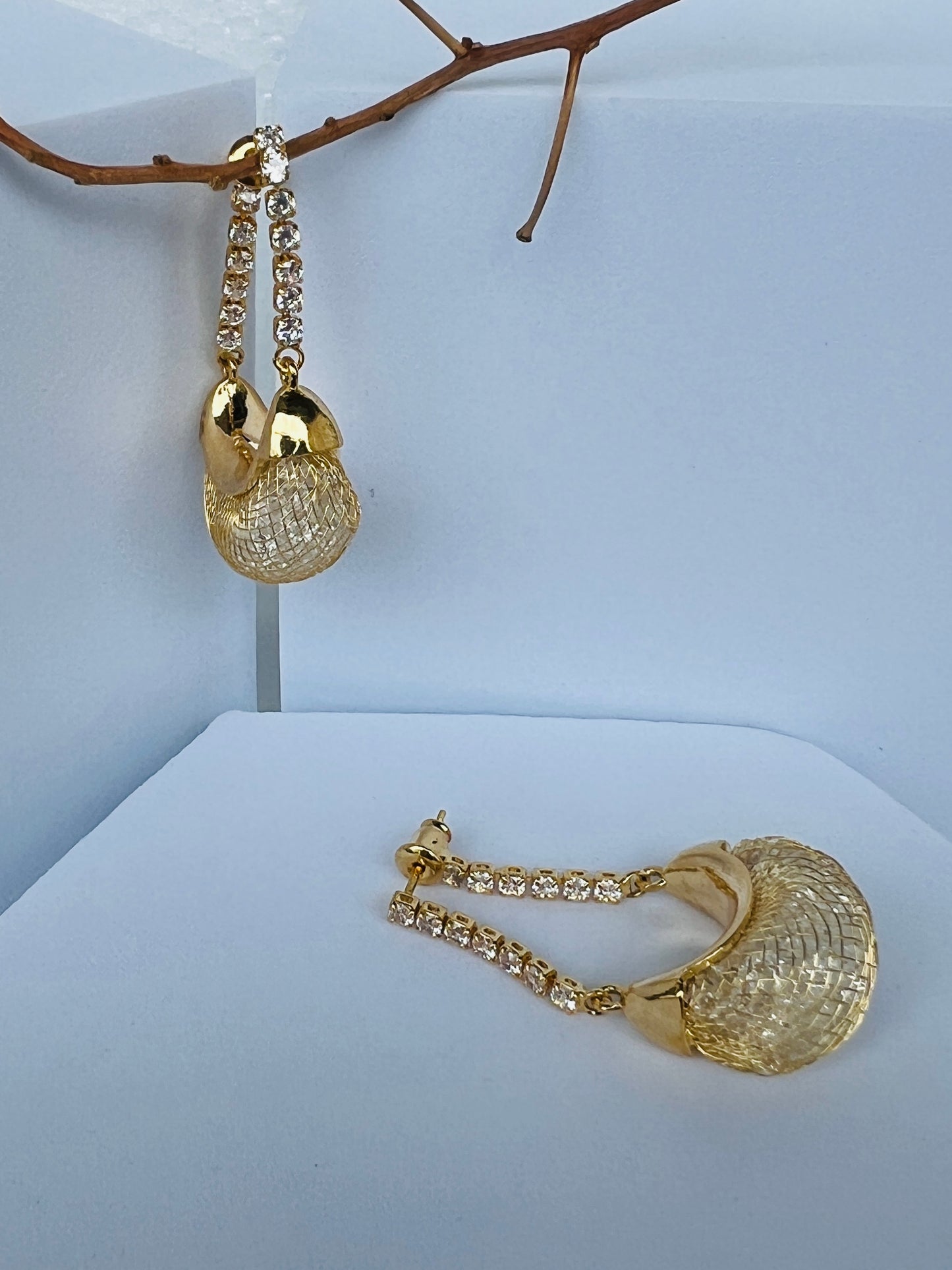 Potli Bag Diamond Earrings DB-GP110001Z