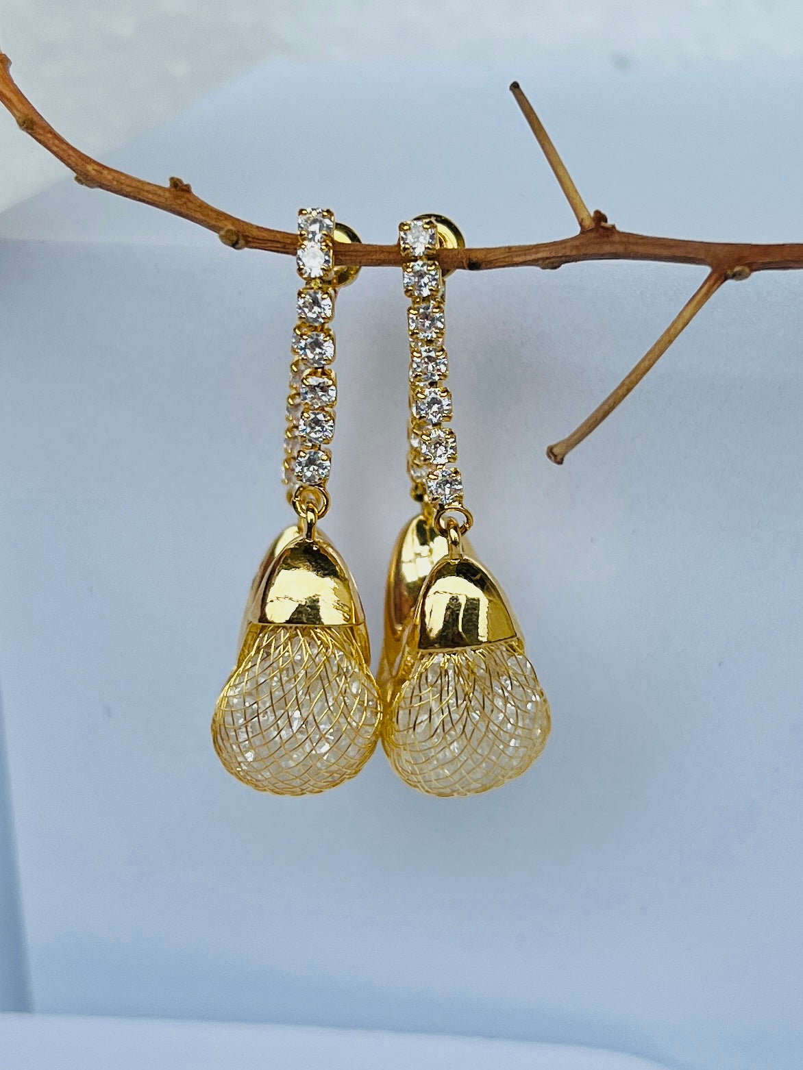 Potli Bag Diamond Earrings DB-GP110001Z