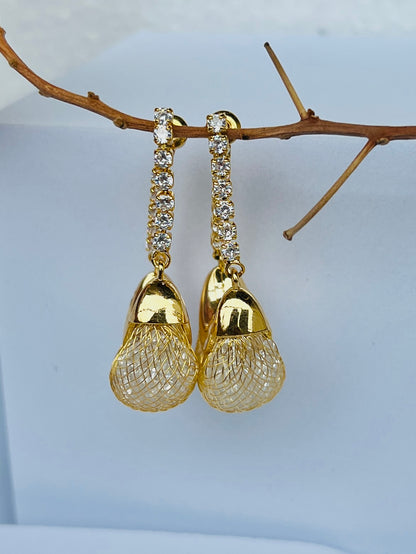 Potli Bag Diamond Earrings DB-GP110001Z