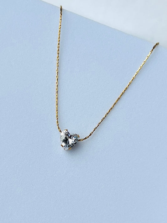 Diamond Small Heart Necklace