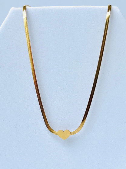 Golden Heart Necklace