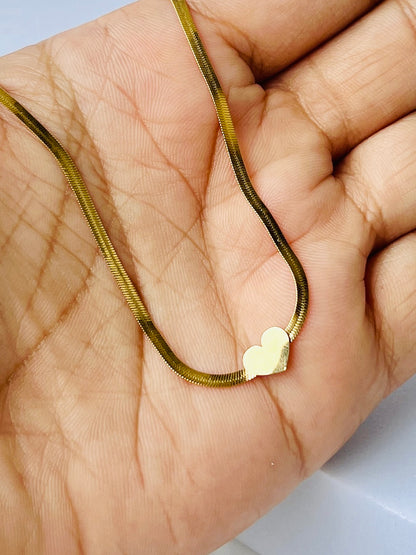 Golden Heart Necklace