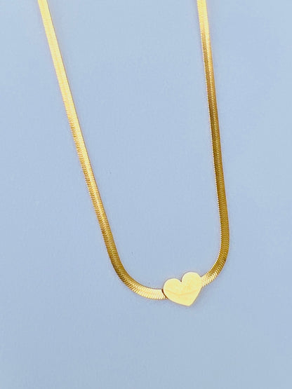 Golden Heart Necklace