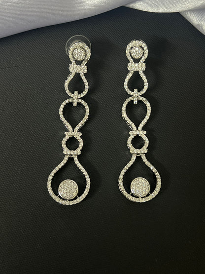 AMERICAN DIAMOND INFINITY EARRINGS DB-AD1500Z2