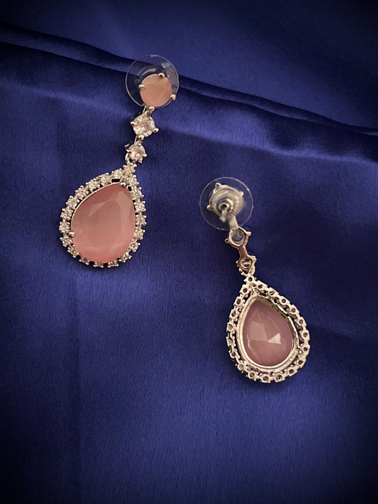 Zoya American Diamond Pink Drop Earrings DB-AD1742Z12