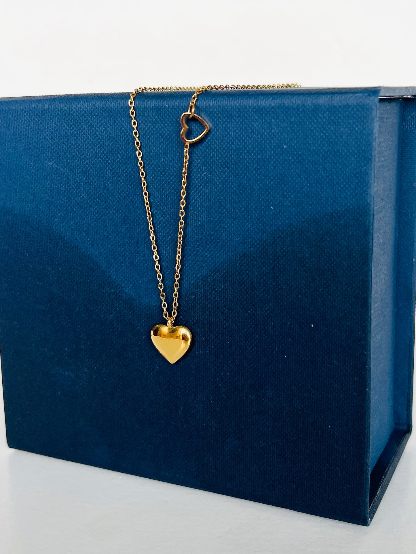Heart Shape Golden Necklace