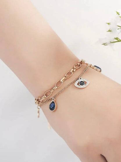 Suzi Rose Gold Charm Bracelet