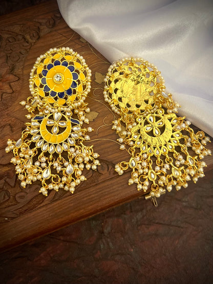 Suhana Meenakari Dangler Earrings DB-GP13600Z