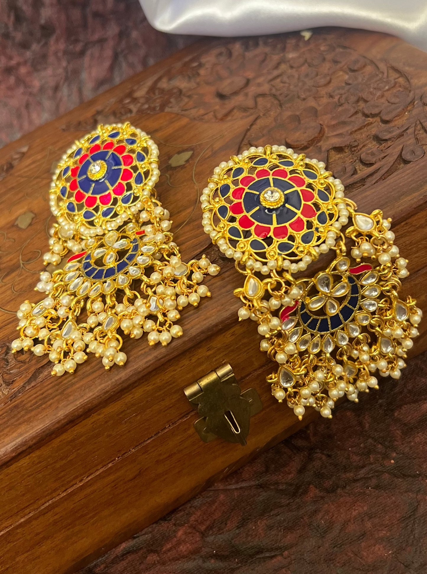 Suhana Meenakari Dangler Earrings DB-GP13600Z