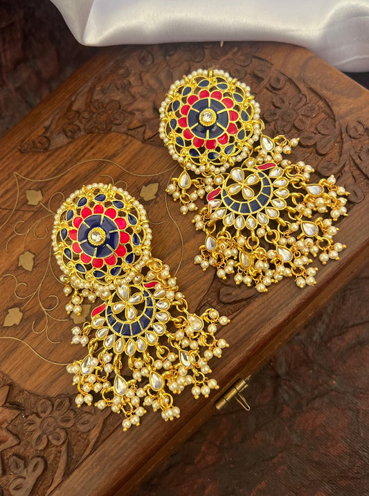 Suhana Meenakari Dangler Earrings DB-GP13600Z